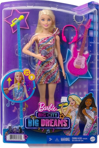 Boneca Barbie Cantora Mattel Malibu - GYJ23