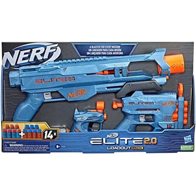 Lançador Nerf N-Strike Elite com pacote de dardos compatíveis