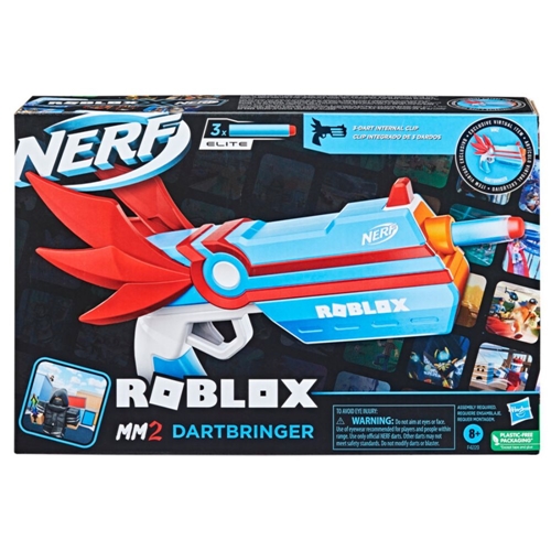 Nerf Roblox Mm2 Dartbringer F4229 - Lançador de dardos Nerf Roblox MM2  Dartbringer - Hasbro F4229 - HASBRO