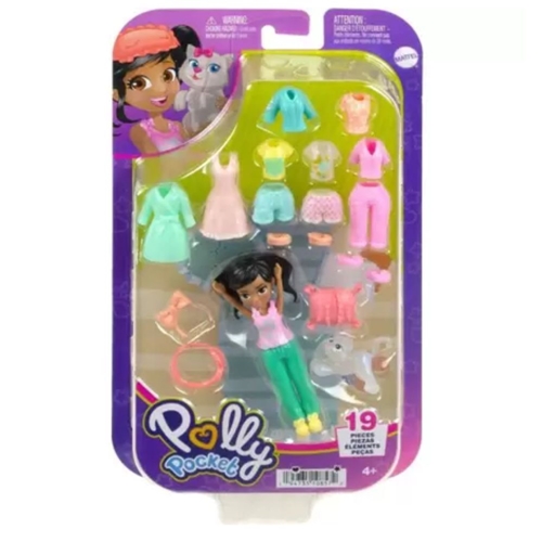 Bonecas Polly Pocket - Pacote de Festa - Festa do Pijama - Mattel