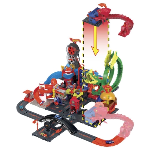 Hot Wheels Pista Fúria do Dragão - Mattel - Pistas de Brinquedo